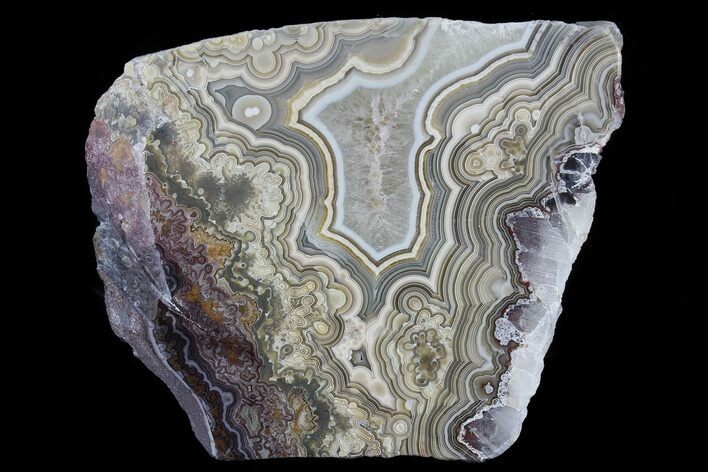 Polished Crazy Lace Agate - Mexico #79738